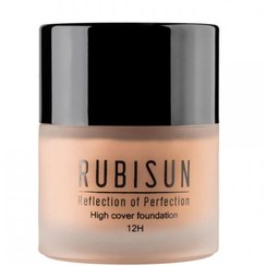 تصویر کرم پودر مدل Plus حجم 30میل روبی سان Rubisun Foundation Makeup Plus 30ml