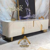 تصویر میز تلویزیون لاکچری مدل فوژن _ خرید مستقیم از تولید کننده Luxury Fusion TV Table