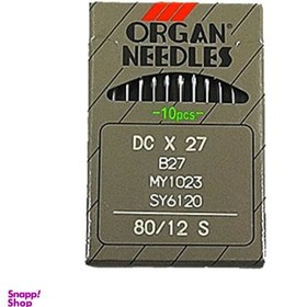 تصویر سوزن زیگزال 12 Zigzall model DC12 sewing machine needle, pack of 10