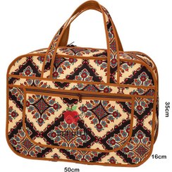 تصویر ساک مسافرتی کرپ مدل ZP50 طرح دار 