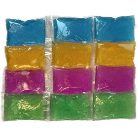 تصویر یخ خشک سفری مدل 812 بسته 12 عددی - آبی 