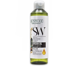 تصویر شامپو روزانه روغن آرگان سان وی Sun Way Argan Oil Shampoo 250ml