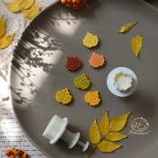 تصویر کاتر فشاری قند برگ پاییزی 