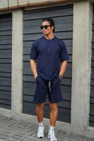 تصویر ست تیشرت پنبه و شلوارک دورس POLO 