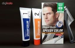 تصویر کیت رنگ مو بیگن سری Speedy Colour شماره 102 حجم 40 میلی لیتر رنگ قهوه ای تیره Speedy Color Speedy Color No. 102 hair dye kit, volume 40 ml, dark brown color