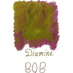 تصویر جوهر خودنویس دیامین رنگ لیتل باب ( روبرت ) DIAMINE INK Exclusive Irediscent Little BOB (Robert) 