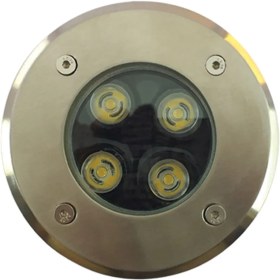 تصویر چراغ LSR 1058 دفنی گرد استیل ال اس آر 