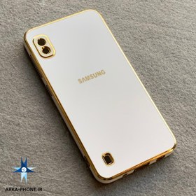 تصویر قاب گوشی Galaxy A10 سامسونگ طرح مای کیس گلد لاین سفید کد 1A10210000 