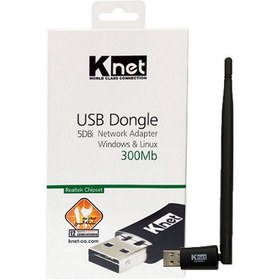 تصویر دانگل وای فای کی نت USB Dongle 5DBI K.NET 