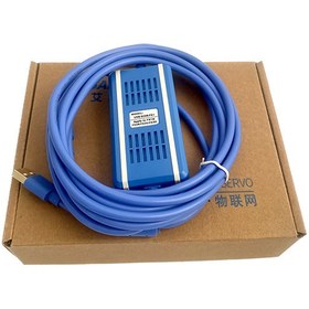 تصویر کابل پروگرام Mitsubishi PLC کد USB-SC09-FX کابل ارتباطی پی ال سی های کامپکت میتسوبیشی، سری FX