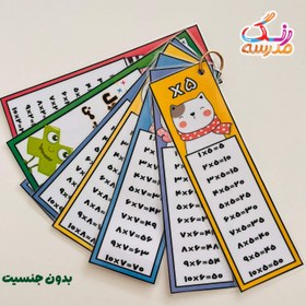 تصویر جدول ضرب جیبی فانتزی 