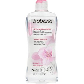 تصویر میسلار واتر حاوی عصاره رزهیپ مناسب پوست خشک و حساس باباریا مدل Babaria Gentle Micellar Water Babaria Gentle Micellar Water 400ml