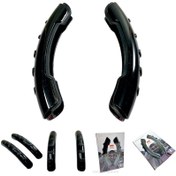 تصویر کاور فرمان خلبانی ۲ تیکه مشکی مدل تسلا 