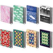 تصویر دفتر 200 برگ وزیری سیمی کلاسیک جلد سخت کد 249 الیپون 