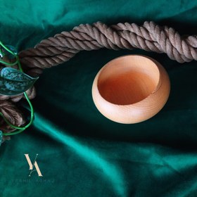 تصویر کاسه چوبی راش 