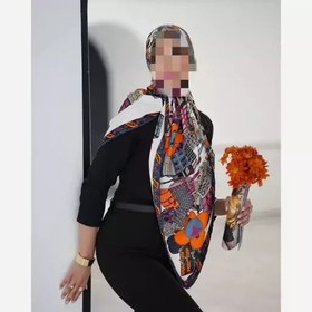 تصویر روسری ابریشم توییل 