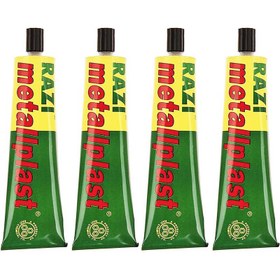تصویر چسب آهن رازی مدل Metallplast حجم 100 میلی لیتر بسته 4 عددی 