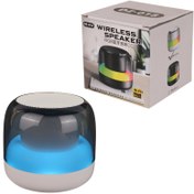 تصویر اسپیکر بلوتوثی DZ-018 با نور RGB قابل حمل 