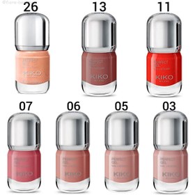 تصویر لاک ناخن حرفه ای کیکو میلانو Perfect Gel Nail Lacquer Kiko Milano 