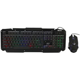 تصویر کیبورد و ماوس مخصوص بازی تسکو مدل TKM 8133 ا TSCO TKM 8133 Gaming Keyboard and Mouse TSCO TKM 8133 Gaming Keyboard and Mouse