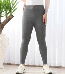 تصویر لگ کبریتی ملانژ - طوسی سیر 