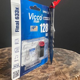 تصویر مموریmicroSDXC ویکومن مدل Final 633x سرعت 100MBs ظرفیت 128 گیگابایت به همراه مبدل میکرو به USB 