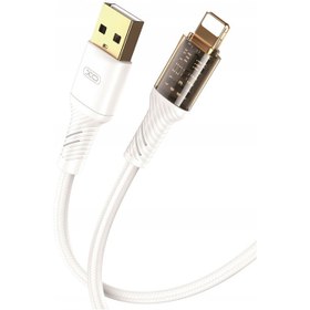 تصویر کابل شارژ سریع یو اس بی به لایتنینگ 2.4 آمپر یک متری ایکس او XO USB to Lightning Data Charging Cable NB229 