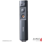 تصویر پوینتر و پرزنتر باتری خور بیسوس Baseus Orange Dot Wireless Presenter ACFYB-0G 