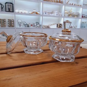 تصویر قندان لب طلا 1016 