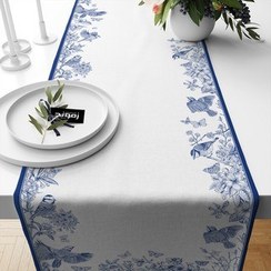 تصویر رانر قلم آبی طرح پرندگان مهاجر | زموند 