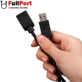 تصویر کابل افزایش طول 3 متری USB2.0 برند واصل مدل EX-030 VASEL EX-030 Cable Extension USB2.0 3M