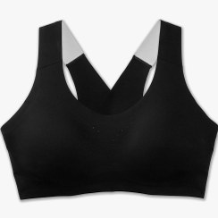 تصویر نیم تنه ورزشی زنانه بروکس مدل Dare Crossback مشکی 