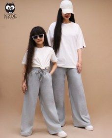تصویر شلوار بگ سوزنی ست مادر دختری NZDE 