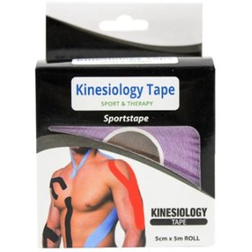 تصویر چسب عضله ورزشی کنزیوتیپ مدل نایت لند 