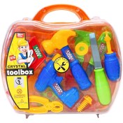 تصویر ست اسباب بازی ابزار مدل کیف کریستالی Crystal bag model tool toy set