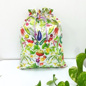 تصویر کیسه نگهداری سبزی پارچه ای سه لایه - فلامنت 