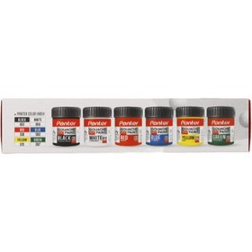 تصویر گواش 6 رنگ پنتر Panter Nano GP-711-6 Panter GP-711-6 Gouache Nano Paint