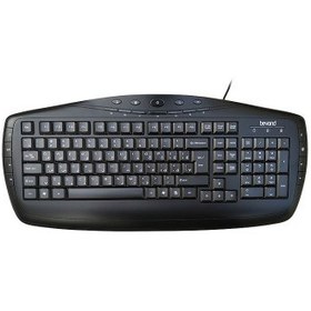 تصویر کیبورد فراسو مدل BK6161 با سیم و حروف فارسی 