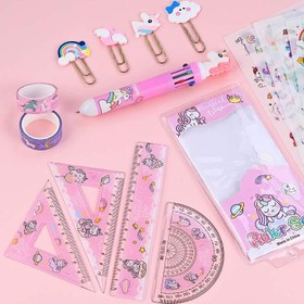 تصویر ست خط کش یونیکورن 