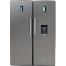 تصویر یخچال فریزر دوقلو اسنوا مدل SN6-SN5-1018 ظرفیت ۳۶ فوت با بار خانگی و یخساز اتوماتیک 