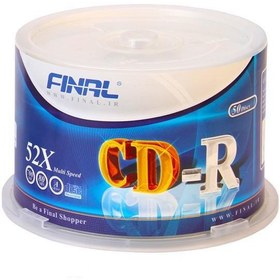 تصویر سی دی خام فینال 52x بسته 50 عددی ا Final 52X CD-R 50 Pack Final 52X CD-R 50 Pack