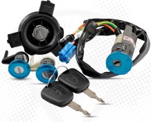 تصویر ست کامل سوئیچ موتور و درب و باک پژو۲۰۶ ۲۰۷نصیری 