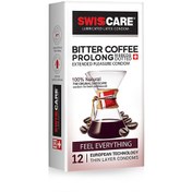 تصویر کاندوم مدل (Bitter Coffee Prolong) Swisscare بسته ۱۲ عددی 