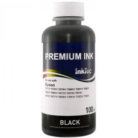 تصویر جوهر 100 سی سی اینک تک کره ای اپسون رنگ مشکی InkTec EPSON 100cc PREMIUM black INK 
