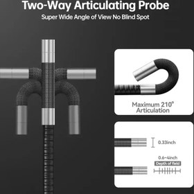 تصویر دوربین آندوسکوپی حرفه ای Teslong td500 