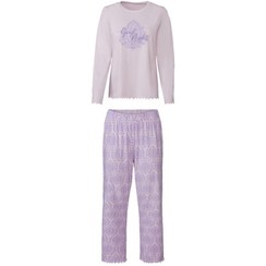 تصویر ست تی شرت آستین بلند و شلوار زنانه اسمارا مدل 1742111 - s(36/38) یاسی 