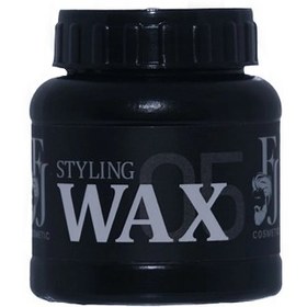 تصویر واکس مو اف جی مشکی مات FJ HAIR STYLING WAX 