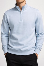 تصویر پلیور 060301 POLO آبی روشن 