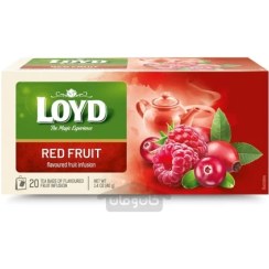 تصویر چای گیاهی لوید با طعم میوه های قرمز 20 عدد 40 گرم LOYD ا Loyd herbal tea with red fruit flavor 20 pcs 40 g Loyd herbal tea with red fruit flavor 20 pcs 40 g