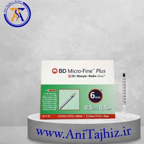 تصویر سرنگ انسولین 